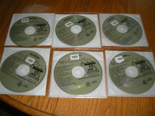 Karaoke CDG Chartbuster Essential Plus 90s Country ESP461 6 Disc Lot