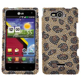 For LG Lucid 4G Crystal Diamond Bling Hard Case Snap on Phone Cover