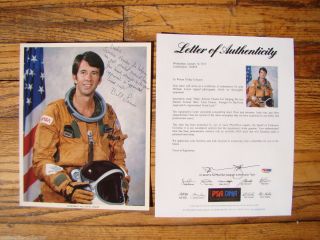 NASA Space Shuttle William Lenoir Signed to Deke Slayton COA