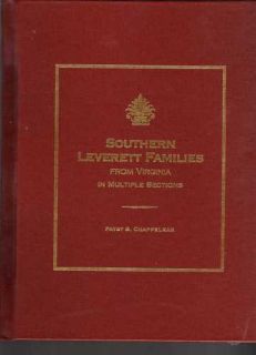 Southern Leverett Families Virginia VA Al TX Genealogy