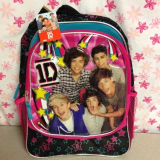 Direction 1D School Backpack Harry Louis Zayn Liam Niall USA