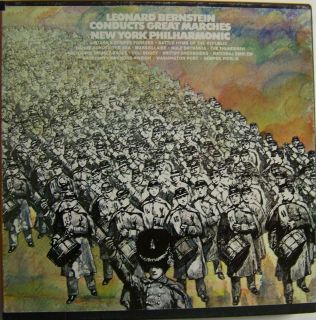 Leonard Bernstein Conducts Great Marches Nyp Reel to Reel Tape 7 1 2