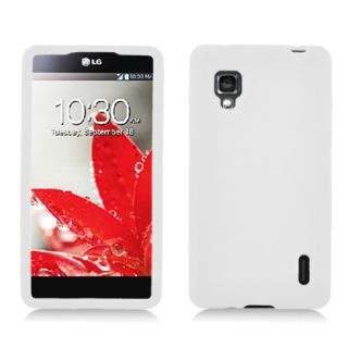 For Sprint LG Optimus G Rubber Silicone Soft Gel Skin Case Phone Cover
