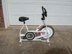  DX900 STATIONARY EXERCISE FITNESS BICYCLE BIKE WHITE libertyville il