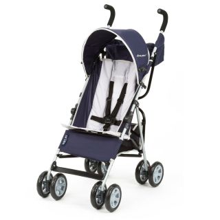 Navy Blue Boys Lightweight Stroller Baby Toddler Travel Safety Nice
