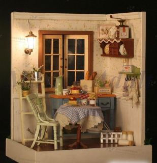 Minature DIY House Model 7 with Furniture Accessories Lighting