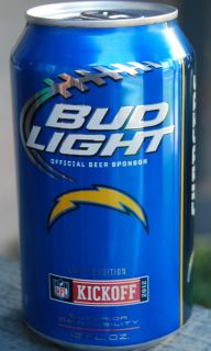 2012 Bud Light Kickoff San Diego Chargers Can WOW