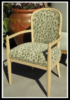 Deco Salon Chair by Sally Sirkin Lewis w Cowtan Tout Ocelot