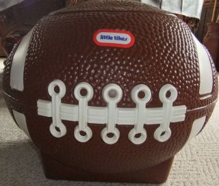 Retired Little Tikes Football Toybox Ice Chest Tailgating Cooler