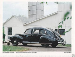 1941 Lincoln Zephyr 4 Door Sedan