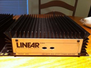 Old School Linear Power 2002 Sq Amplifier
