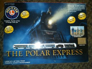 Lionel O Gauge Polar Express Train Set 6 31960 Christmas