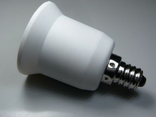 Light Bulb Lamp Adapter E12 E27 Screw Ses to ES Socket Changer