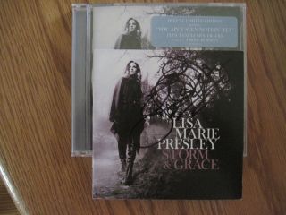 Lisa Marie Presley Signed Storm and Grace Deluxe Limited Edition CD