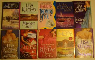 Lot of 10 by LISA KLEYPAS paperback Romance books DEVIL IN WINTER