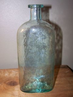 Antique Pontil Medicine Bottle Aqua