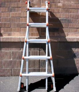 Little Giant Ladder Aluminum Ladder M22 Model 10103 Type 1A w Wheels