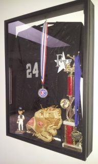 JERSEY Display Case Frame Box Football Little League Baseball Deep