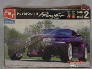 New AMT ERTL Plymouth Prowler With Trailer Model Kit Ages 10 Skill 2 1