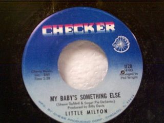 Little Milton My Babys Something Else Your People 45 Mint