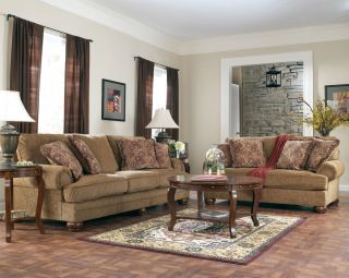 Ashley Furniture Richland Amber Living Room Set Sofa Loveseat 12600 35