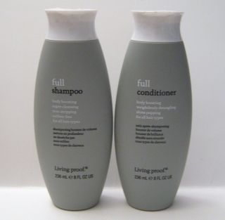 Living Proof Full Body Boosting Shampoo Conditioner Set 8 FL oz Each