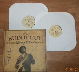 Buddy Guy Living Proof 74 Years Young Signed Album Proof 1