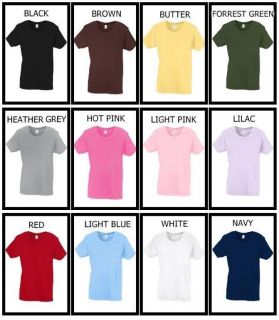 12 Color Womens Ladies Plain Basic Crew Neck Tshirt Top s L XL Plus