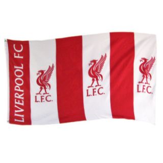 LARGE LIVERPOOL FC OFFICIAL CLUB TEAM FLAG FOOTBALL SOCCER ANFIELD