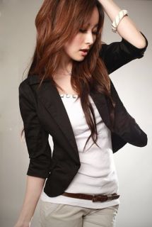 New Celebrity Design Fashion Stunning Retro Womens Blazer Jackets 3 4