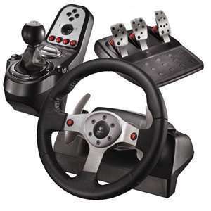 Logitech G25 Racing Wheel for PC PS2 PS3 Mac