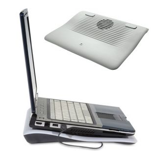 Logitech N120 Laptop Netbook Cooling Pad Up to 15 6 USB Powered Silent