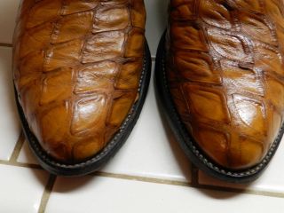 Vtg Tony Lama El Rey Exotic Anteater Western Cowboy Boots High End $$