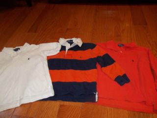 BOYS 5/6 POLO BY RALPH LAUREN SHORT/ LONG SLEEVE POLO /RUGBY SHIRTS