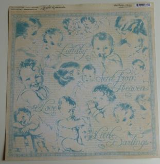 Graphic 45 Little Darlings Lullaby 12 x 12 Scrapbook Paper 4 Sheets