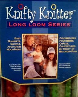 PROVO CRAFT KNIFTY KNITTER LONG LOOM SERIES 4 LOOMS MAKE BABY BLANKETS