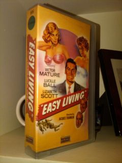 Easy Living Victor Mature Lucille Ball Lizabeth Scott RARE VHS