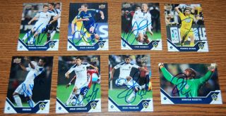 2011 MLS Los Angeles Galaxy Signed Soccer Cards UChoose Which Card You
