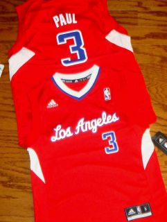 Los Angeles Clippers Paul Adidas Youth Size NBA Replica Revolution 30