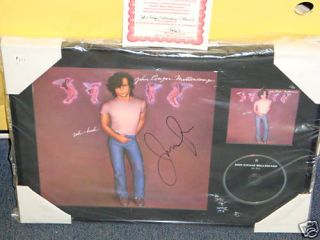 John Cougar Mellencamp CD LP Signed Autographed Framed