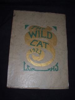 1923 Los Gatos California High School Yearbook