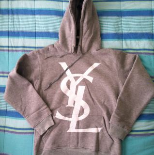 Yves Saint Laurent Logo Hooded Sweat Shirt Hoodie Supreme Louis