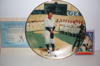 Lou Gehrig 1993 Delphi Limited Plate