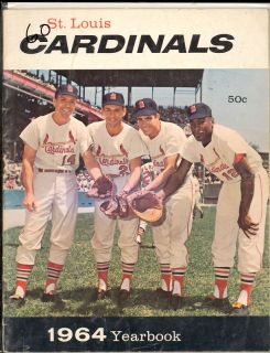 1964 St Louis Cardinals Yearbook