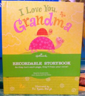 Love You Grandma Recordable Storybook by Hallmark Greeting Card Gift