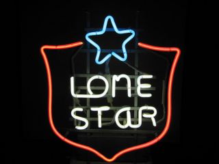 Lone Star Beer Noen Sign Vintage