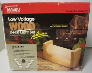 Intermatic Malibu Low Voltage Wood Deck Light Set 10 Light Kit