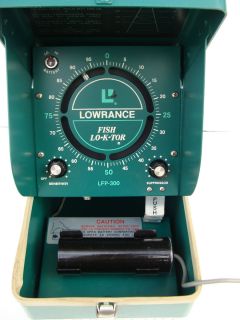 1957 Vintage Lowrance Fish Lo K TOR LFP 300 Portable Depth Fish Finder