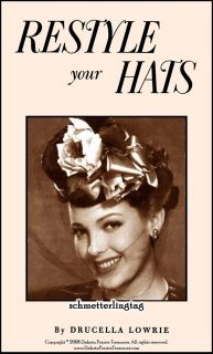 Hat Making Make Hats Restyle Lowrie Milliner Guide Retro DIY