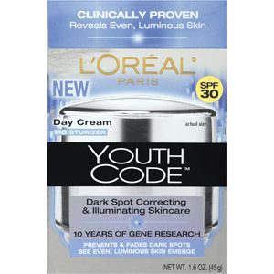 Loreal Youth Code Dark Spot Correcting SPF 30 Day Cream Moisturizer